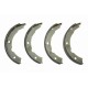 SET SABOȚI FRÂNĂ DE MÂNĂ PEUGEOT 406 95-, 607 00- /DIAMETER 180MM/ 4241J2