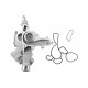 POMPA APĂ OPEL AGILA 1.0, 1.2 00-, ASTRA G 1.2 98-05, CORSA B/C 1.0, 1.2 96- 1334130