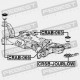 SUPORT AXA SPATE DODGE JOURNEY 12-,CHRYSLER 200,AVENGER,LANCIA FLAVIA 07-14 05168149AB