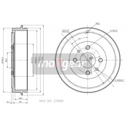 TAMBUR DE FRÂNĂ FIAT SPATE DOBLO MAREA 480078