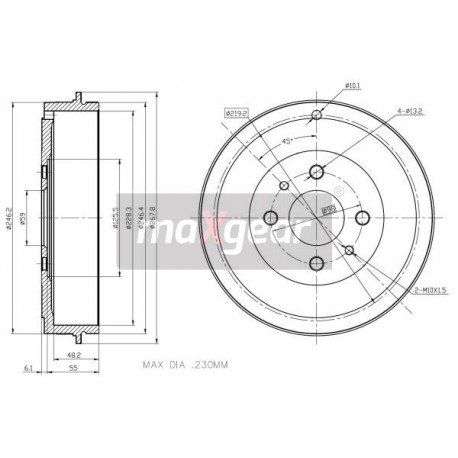 TAMBUR DE FRÂNĂ FIAT SPATE DOBLO MAREA 480078