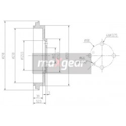 TAMBUR DE FRÂNĂ VW SPATE CADDY 00-04 230X39 14938620