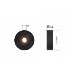 Rola intinzator, curea transmisie ALFA ROMEO 147, 156, 166, GT, GTV, SPIDER LANCIA KAPPA, THESIS 2.0-3.2 10.94-09.10 37-18