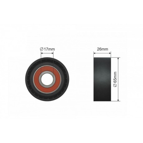 Rola intinzator, curea transmisie BMW 3 (E90), 3 (E91), 3 (E92), 3 (E93), 5 (F10), 5 (F11), 5 GRAN TURISMO (F07), 6 (F12), 6