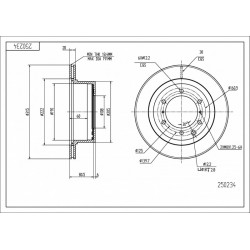 DISC DE FRÂNĂ SPATE KIA SORENTO 2.5CRDI 02- 52710-H1000