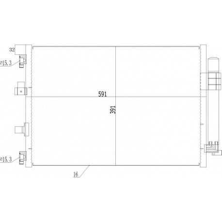 A/C COOLER FOCUS 11- 1703509