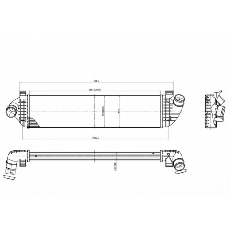 RĂCITOR DE AER VOLVO V50 2.0TD 04- 30665966