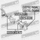 BURDUF GHIDAJ ETRIER VW PASSAT B7 10-11, CC 08-15, SHARAN 10-, TIGUAN 07-17, SEAT ALHAMBRA 10, AUDI Q3 11-, MITSUBISHI CARISMA