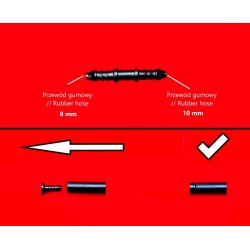 CUPLAJ CU ACȚIUNE RAPIDĂ, REDUCERE DREAPTĂ PENTRU FURTUNURI DE 8 MM/10 MM Z??CZKA