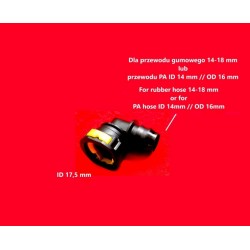 CONECTOR CU UNGHI RAPID PENTRU ȘEMINEU 17,5 MM Z??CZKA
