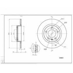 DISC DE FRÂNĂ SPATE CORSA D 1.7CDTI 06- 569418