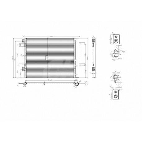 DEZUMIDIFICATOR DE AER CONDIȚIONAT PEUGEOT 308 12- 9677145480