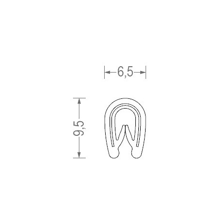 PVC-UNIFORM 1-2MM ALB/1MB1PC RS34.3444