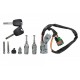 ÎNTRERUPĂTOR DE CONTACT CITROEN C2 2002-2010,C3 2002-2005/KIT:ÎNTRERUPĂTOR DE CONTACT+ÎNCUIETORI+2 CHEI/ 4162.AG