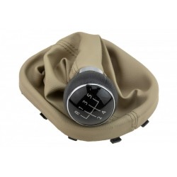 BUTONUL SCHIMBĂTORULUI DE VITEZE + BURDUF SCHIMBĂTOR DE VITEZE VW CADDY II 2004-2010,TOURAN 2003-2011/5 VITEZE/BEJ GZB-VW-021