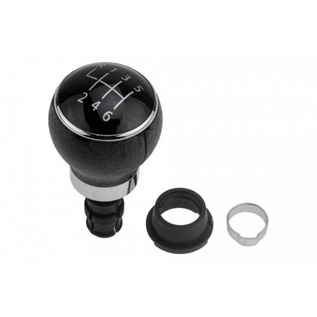 BUTONUL SCHIMBĂTORULUI DE VITEZE VW GOLF V 2003-,GOLF VI 2008-,GOLF PLUS 2005-,JETTA 2006-/6 VITEZE/CAP NEGRU GZB-VW-026