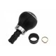 BUTONUL SCHIMBĂTORULUI DE VITEZE VW GOLF V 2003-,GOLF VI 2008-,GOLF PLUS 2005-,JETTA 2006-/5 VITEZE/CAP NEGRU/PIELE GZB-VW-027