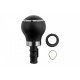 BUTONUL SCHIMBĂTORULUI DE VITEZE VW GOLF V 2003-,GOLF VI 2008-,GOLF PLUS 2005-,JETTA 2006-/5 VITEZE/CAP NEGRU/PIELE GZB-VW-027
