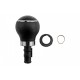 BUTONUL SCHIMBĂTORULUI DE VITEZE VW GOLF V 2003-,GOLF VI 2008-,GOLF PLUS 2005-,JETTA 2006-/6 VITEZE/CAP NEGRU/PIELE GZB-VW-028