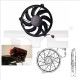 VENTILATOR DE RĂCIRE PEUGEOT 206 98- /390 MM