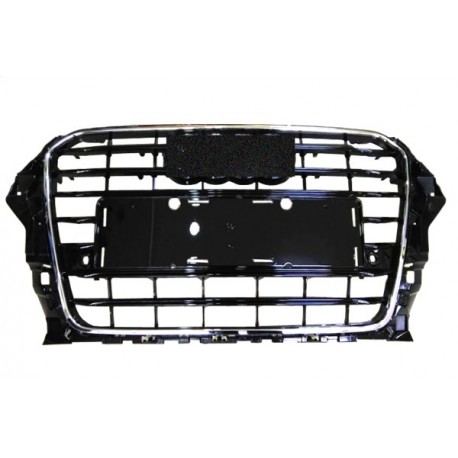 GRILĂ FRONTALĂ AUDI A3 13-16 (NEGRU) 8V3853651VMZ