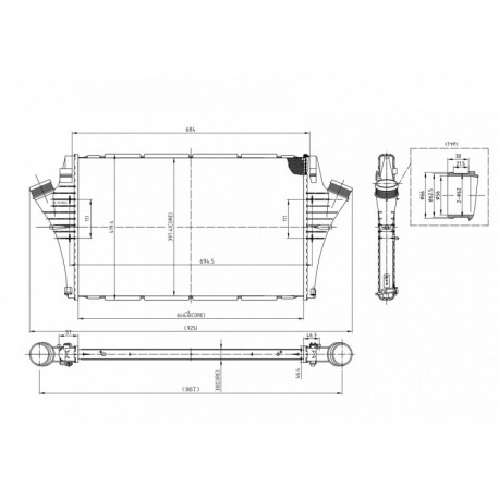 SAAB 9-3 1.9TID RĂCITOR DE AER 04- 12773072