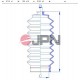 CAPAC TIJĂ DE DIRECȚIE HONDA ACCORD CF 2.0D 96- 1.6 1.8 2.0D 2.3 CG CH 98- 60K4004JPN