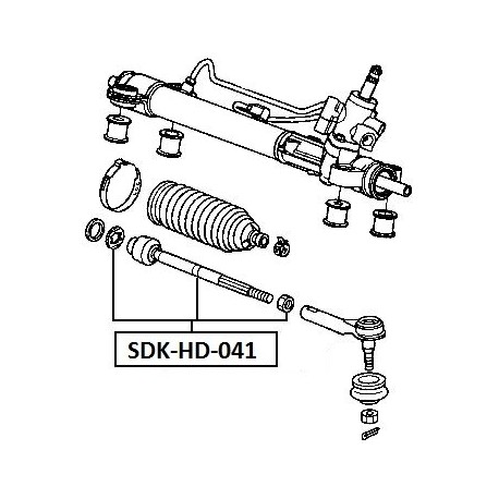 TIJĂ DE DIRECȚIE HONDA CR-V 07- 53010SWAA01