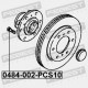 PACHET DE ȘURUBURI DE ROȚI.10 BUC MITSUBISHI CHALLENGER K90 1996.05-2001.08 JPN MB584750