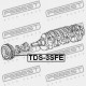 SCRIPETE ARBORE COTIT TOYOTA CRESTA GX90,JZX9,LX90,SX90 1992.10-1996.09 JP 13408-74010