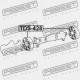 CONECTOR CARDAN TOYOTA ESTIMA EMINA/LUCIDA CXR1,2,TCR1,2 1992.01-1999.12 JP 04374-28020