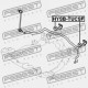 BUCȘĂ STABILIZATOARE FAȚĂ HYUNDAI TUCSON 04 54813-2E100