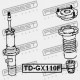 AMORTIZOARE FAȚĂ DE REVENIRE TOYOTA CROWN/CROWN MAJESTA GS171,JKS175,JZS17,UZS17 1999.09- 48331-30130