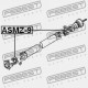 ARBORE TRANSVERSAL ARBORE DE TRANSMISIE MAZDA MPV LW 1999-2003 JP N010-25-060A