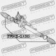 CAPACUL TIJEI DE DIRECȚIE. TOYOTA CRESTA GX90,JZX9,LX90,SX90 1992.10-1996.09 JP 45535-30010