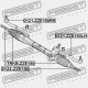 CAPACUL TIJEI DE DIRECȚIE. TOYOTA AURIS/HYBRID (UKP) ADE15,NDE150,NRE150,NRE150,ZRE15,ZZE150,Z 45535-49015