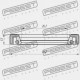 GARNITURA TIJEI DE DIRECȚIE. HONDA CR-V RD1 1996-2001 GN 53660-ST0-013