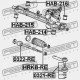 BUCȘA TIJEI DE DIRECȚIE. HONDA CR-V RE5 2007-2011 EU 53684-SWC-G01