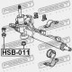 BUCȘA TIJEI DE DIRECȚIE. HONDA ODYSSEY F.D/T.H RA1 1995-1998 JP 53685-SL5-000
