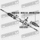 BUCȘA TIJEI DE DIRECȚIE. MITSUBISHI LANCER CY,CZ 2007.03-2013.02 EUR 4410A026