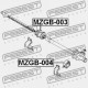 ȘAIBĂ DE DIRECȚIE. MAZDA 323F BA 1994-1996 EU B455-32-123