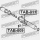 BUCȘA TIJEI DE DIRECȚIE. TOYOTA LAND CRUISER 90 KZJ9,LJ9,RZJ9,VZJ9 1996.04-2008.12 GR 44203-35030