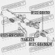 BUCȘA TIJEI DE DIRECȚIE. TOYOTA CAMRY ACV30,31,MCV30 2002.03-2006.11 GR 44250-33340