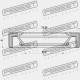 GARNITURĂ DE TRANSMISIE MITSUBISHI LANCER,LANCER CEDIA CS,CT 2000.03-2009.08 JPN MR581855