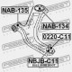 PIN, BRAȚ DE CONTROL INFERIOR FAȚĂ NISSAN TIIDA JPN MARCA C11 2005.08-2012.06 GL 54501-EL000