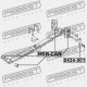 ARC SILENTBLOCK BUCȘĂ MITSUBISHI DIAMANTE F10,20 1990.02-1994.11 JPN MS450995