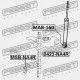 BUCȘĂ AMORTIZOR SPATE MITSUBISHI GRANDIS NA4W/NA8W 2003-2009 4162A145