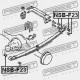 BUCȘĂ DE ARC SPATE NISSAN ATLAS/ATLAS/CONDOR F23 1992.01-2007.06 JP 35129-6403P