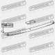 BUCȘĂ DE PRIMĂVARĂ SPATE TOYOTA LIVRARE RAPIDĂ BU68,LH81,82,LY151,152,RZU68 1995.05-2 90389-16013