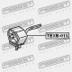 SUPORT DE EȘAPAMENT TOYOTA COROLLA SED/CP/WG AE10,CE100,EE10 1991.08-2001.11 GR 17506-16120